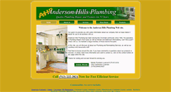Desktop Screenshot of andersonhillsplumbing.com
